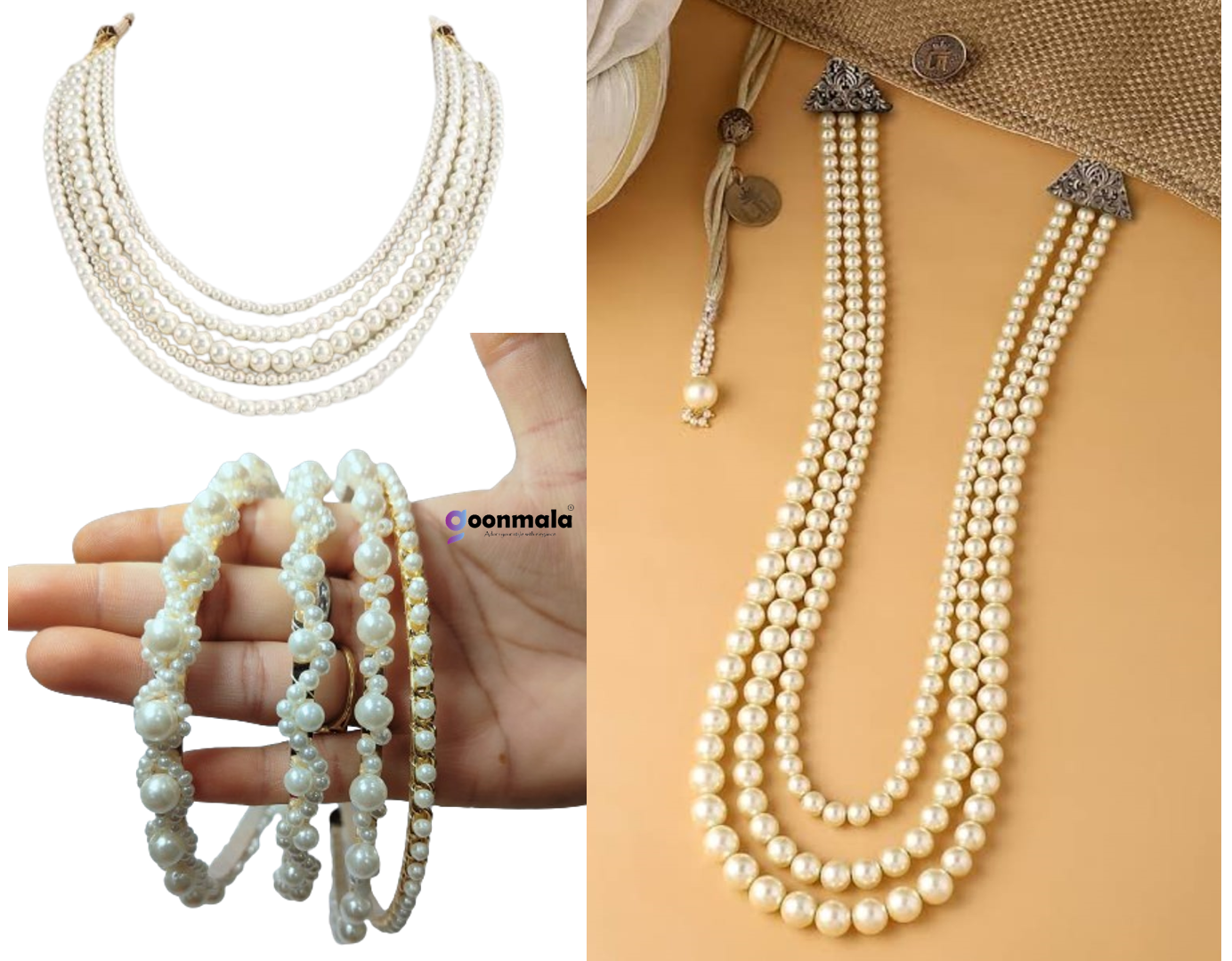 Pearl Beads for Craft, works, 3 to 12mm, 1575 pc - Image 6