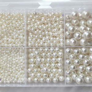 Pearl Beads for Craft, works, 3 to 12mm, 1575 pc