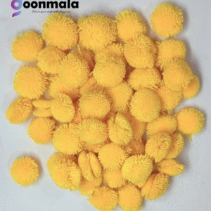 Pom Pom Balls small size,200 Pieces Pom Pom Balls for Arts,Craft and Handicrafts woollen, Yellow