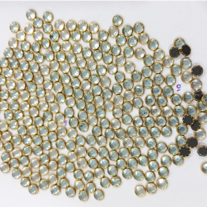 Kundan stone For Jewellery making, Bangles Embroidery Craft & Cloth Works, 6 mm Round Sliver 500 pieces