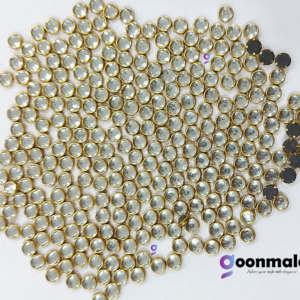 Kundan stone For Jewellery making, Bangles Embroidery Craft & Cloth Works, 5 mm Round Sliver 500 pieces