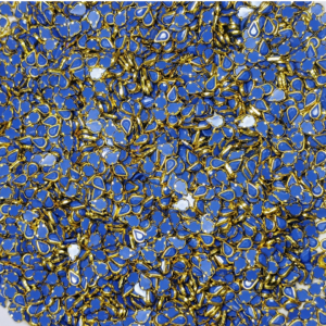 Kundan stone For Jewellery making, Bangles Embroidery Craft & Cloth Works, Plastic Drop Kundan 4x6mm, 500 pieces, Blue