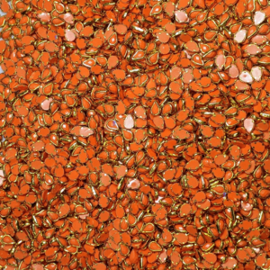 Kundan stone For Jewellery making, Bangles Embroidery Craft & Cloth Works, Plastic Drop Kundan 4x6mm, 500 pieces, Orange