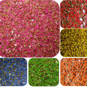 Kundan stone For Jewellery making, Bangles Embroidery Craft & Cloth Works, Plastic Eye Kundan 4x8mm, 6x100 pieces