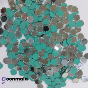 Mirror beads For Jewellery Making, Craft Work and Lippan Art Work, Silver Round 10mm 1000 Pieces