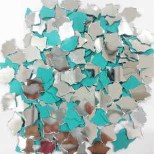 Mirror beads For Jewellery Making, Craft Work and Lippan Art Work, Silver Deepak 20mm 500 Pieces