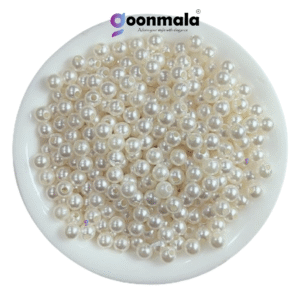 Pearl Beads for Craft, Jewllery making, Embroidery 4 mm 100gms