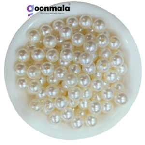Pearl Beads for Craft, Jewllery making, Embroidery 8 mm 100gms