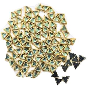 Kundan stone For Jewellery making, Bangles Embroidery Craft & Cloth Works, 7mm Triangle Sliver 500 pieces
