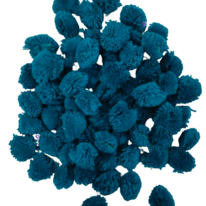 Pom Pom Balls small size,200 Pieces Pom Pom Balls for Arts, Craft and Handicrafts woollen, Teal blue