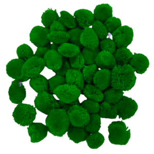 Pom Pom Balls small size,200 Pieces Pom Pom Balls for Arts, Craft and Handicrafts woollen, Green