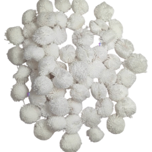 Pom Pom Balls small size,200 Pieces Pom Pom Balls for Arts, Craft and Handicrafts woollen, White