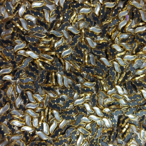 Kundan stone For Jewellery making, Bangles Embroidery Craft & Cloth Works, 10 mm S shape Sliver 500 pieces