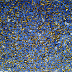 Kundan stone For Jewellery making, Bangles Embroidery Craft & Cloth Works, Plastic Eye Kundan 4x8mm, 500 pieces, Blue